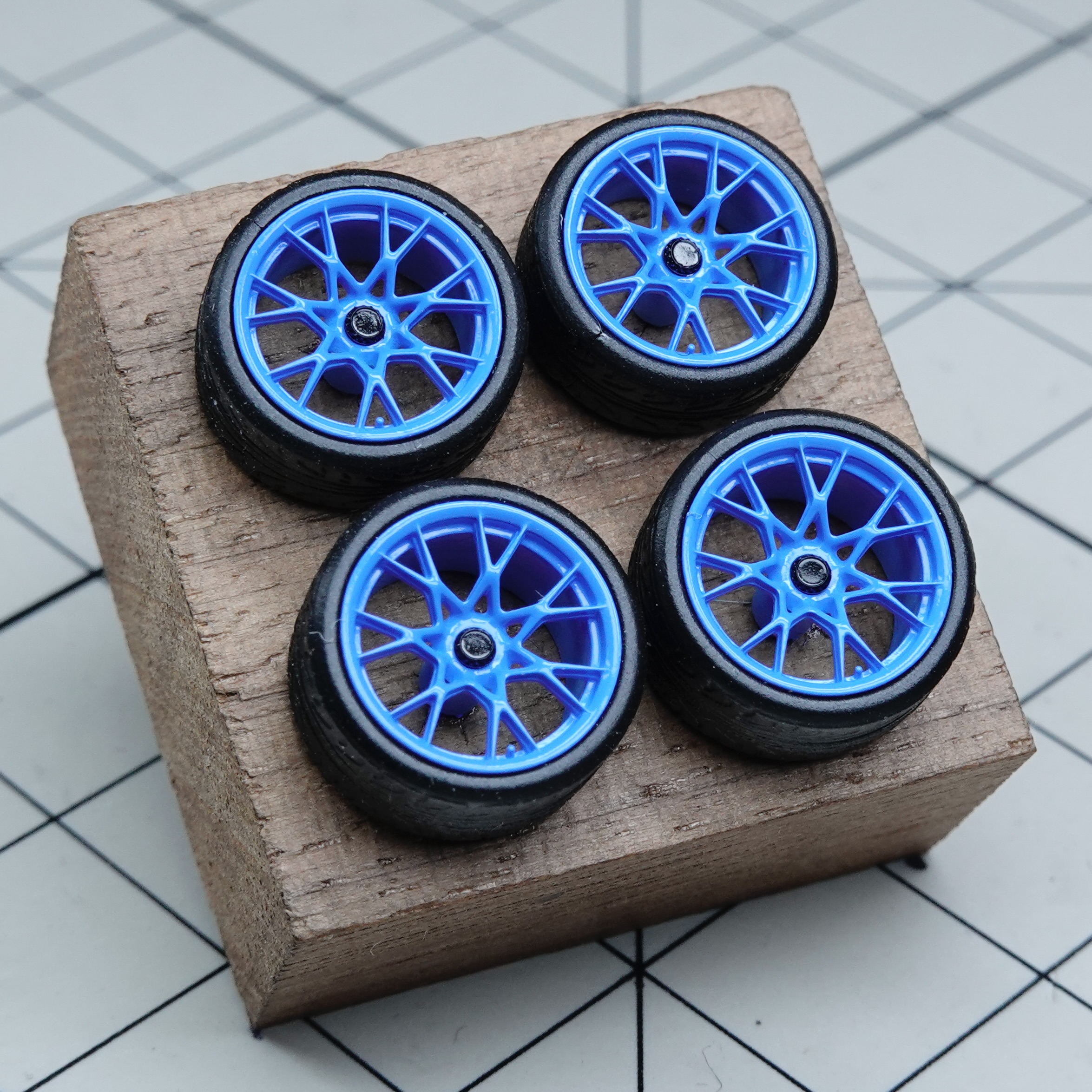 Car Accessories Toy - PuffStudio_1/64 Scale Wheel Hub 8.5/8.8mm Plug-in