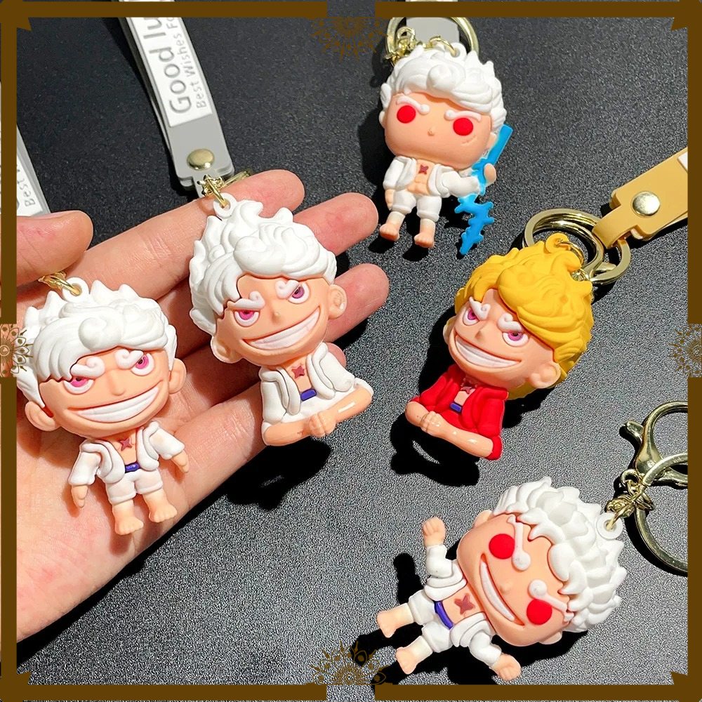 Car Accessories Interior - Anime One Piece Figure Key Chain
