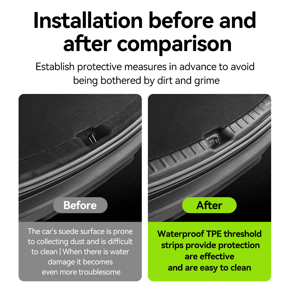 Trunk Threshold Strip For Tesl - Car Accessories List のレビューと価格