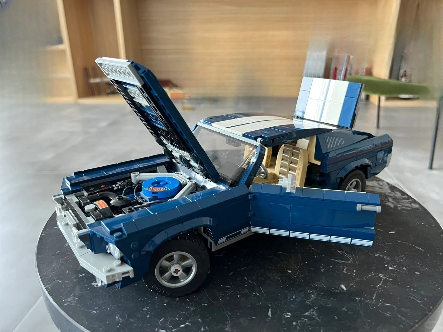 New MOC Blue Car Model, Home D - Car Accessories Xmas のレビューと価格