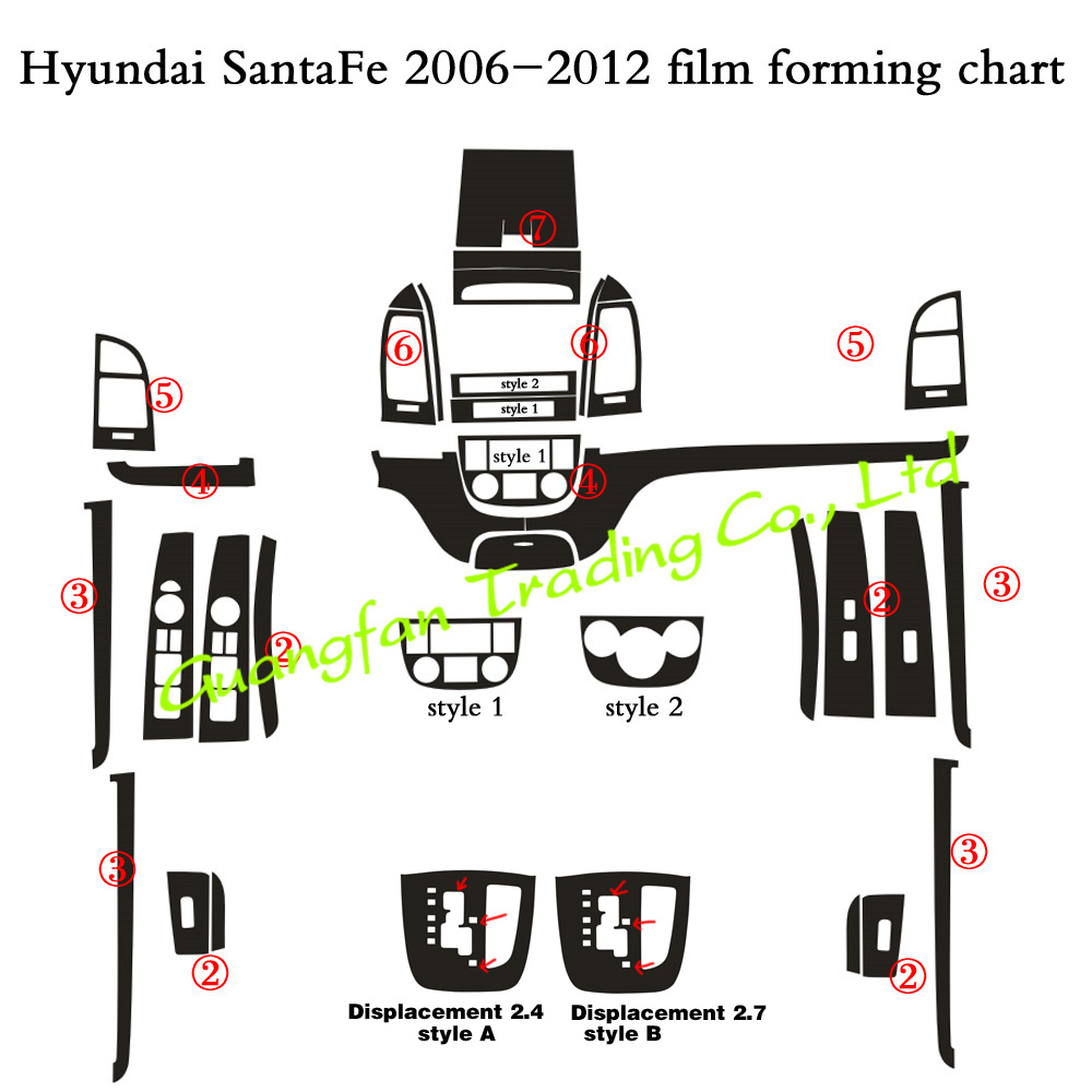 For old Hyundai Santa Fe 2006- - Car Accessories Xmas のレビューと価格