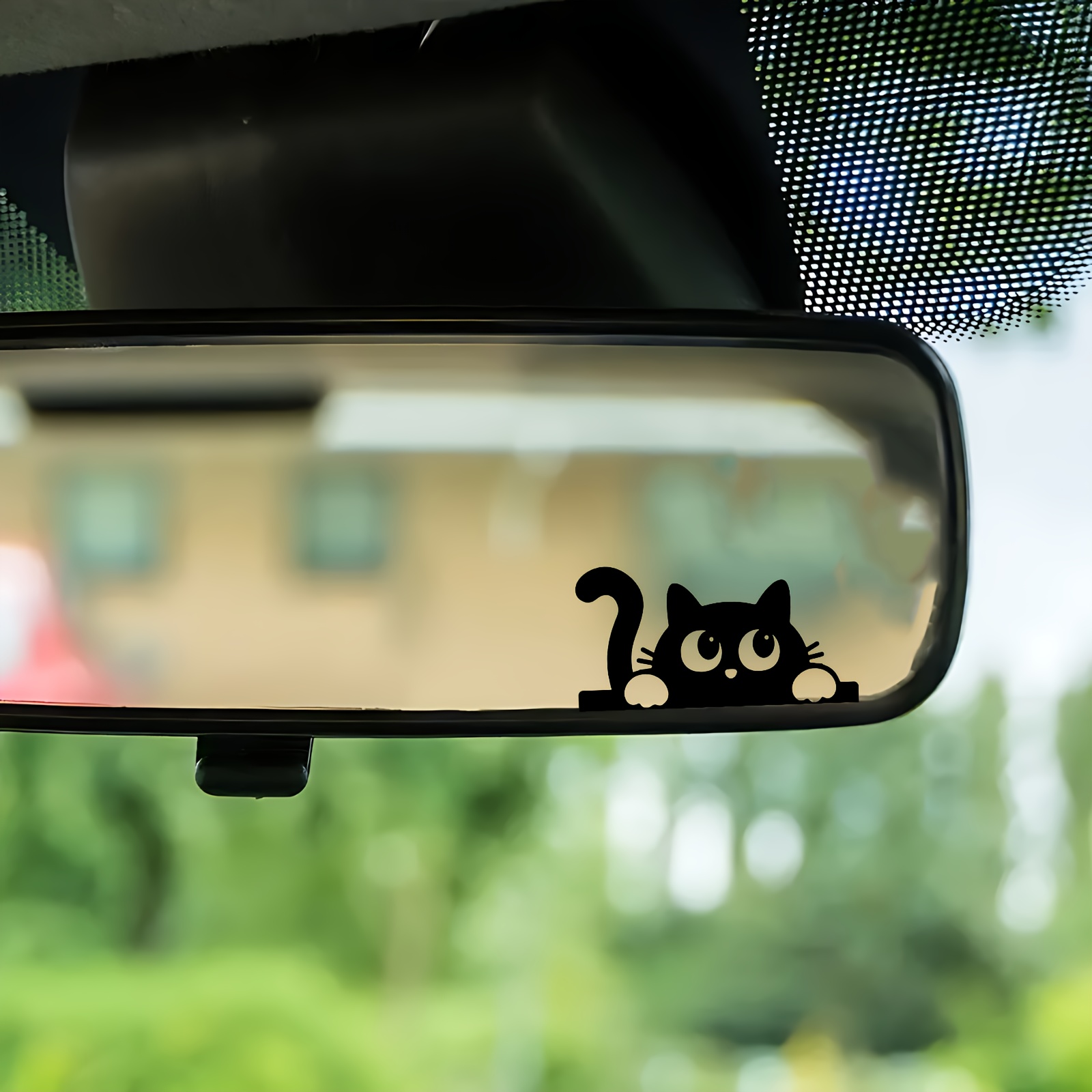 Cute Cat Car Rearview Mirror S - Car Accessories Xmas のレビューと価格
