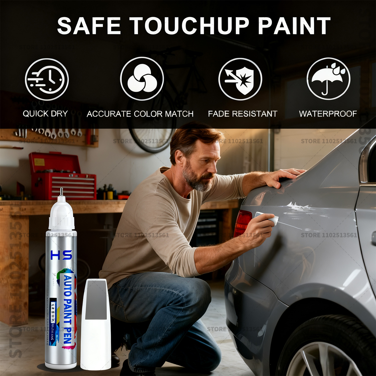 Car Paint Repair Pen For TOYOT - Car Scratch Remover Pen のレビューと価格