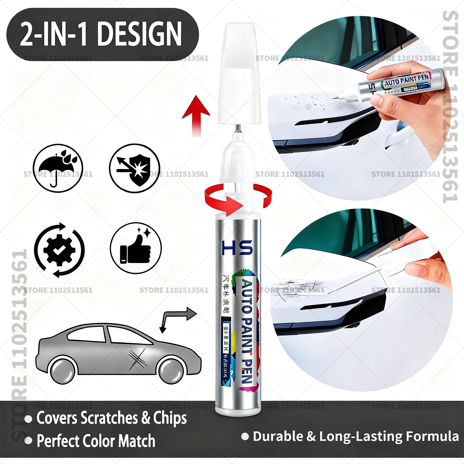 Car Paint Repair Pen For TOYOT - Car Scratch Remover Pen のレビューと価格
