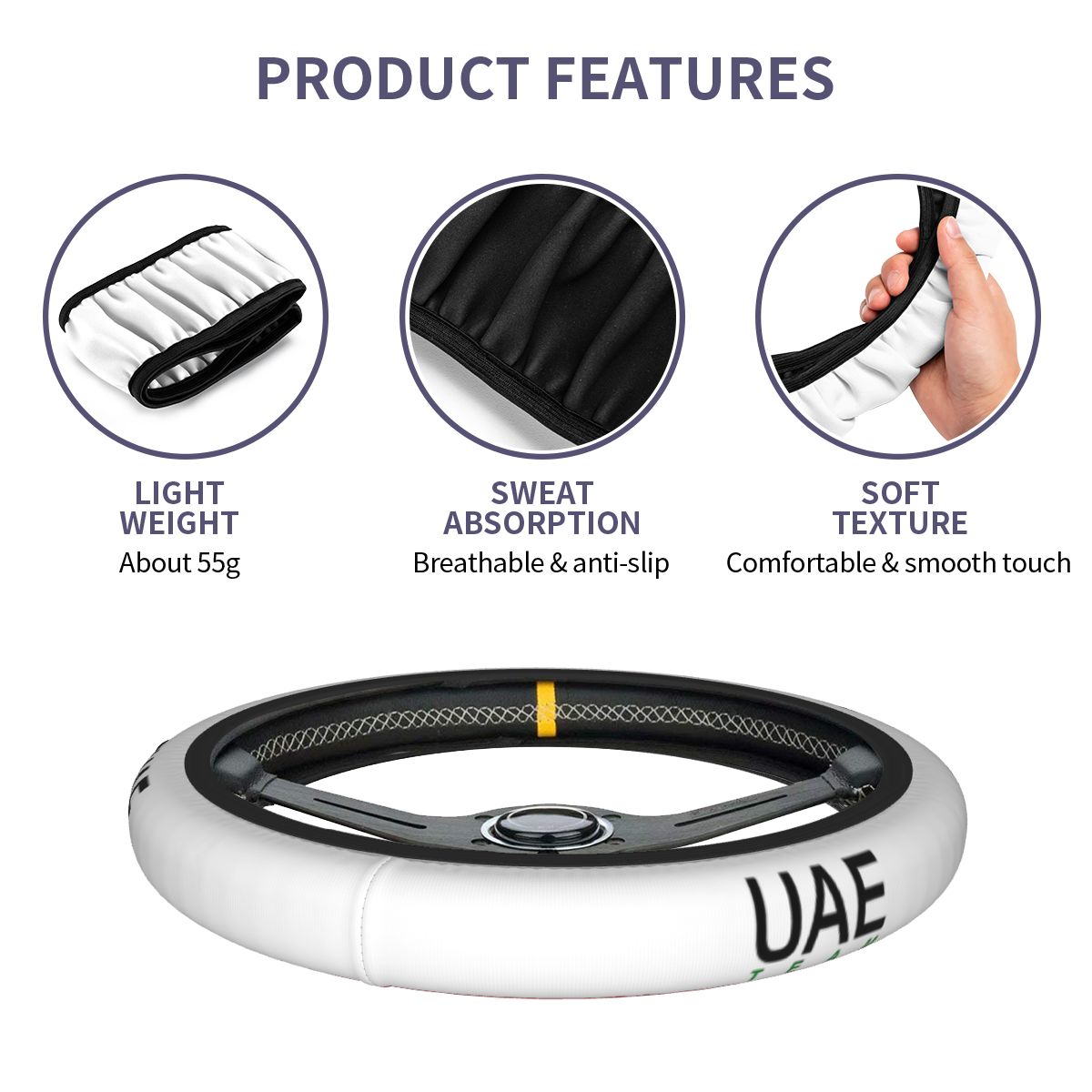 38cm Steering Wheel Covers UAE - Car Accessories Uae のレビューと価格