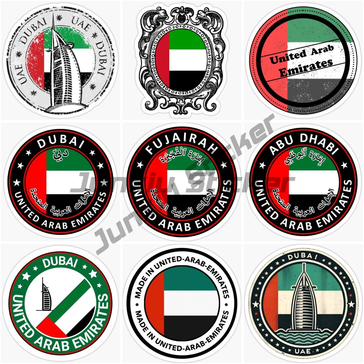 UAE Dubai Circular National Fl - Car Accessories Uae のレビューと価格