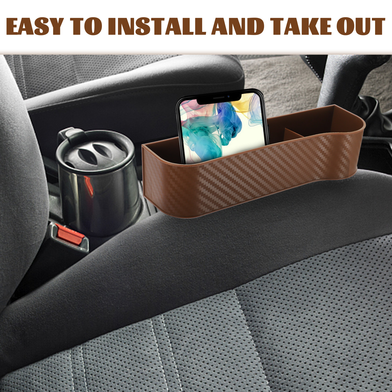 2Pcs Car Seat Gap Organizer Bo - Car Trunk Organizer のレビューと価格