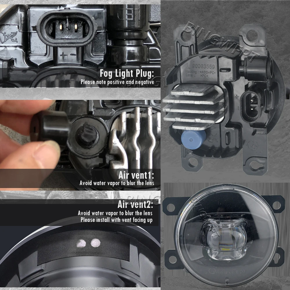Car Led Lens Fog Lamp Assembly - Car Accessories Uae のレビューと価格