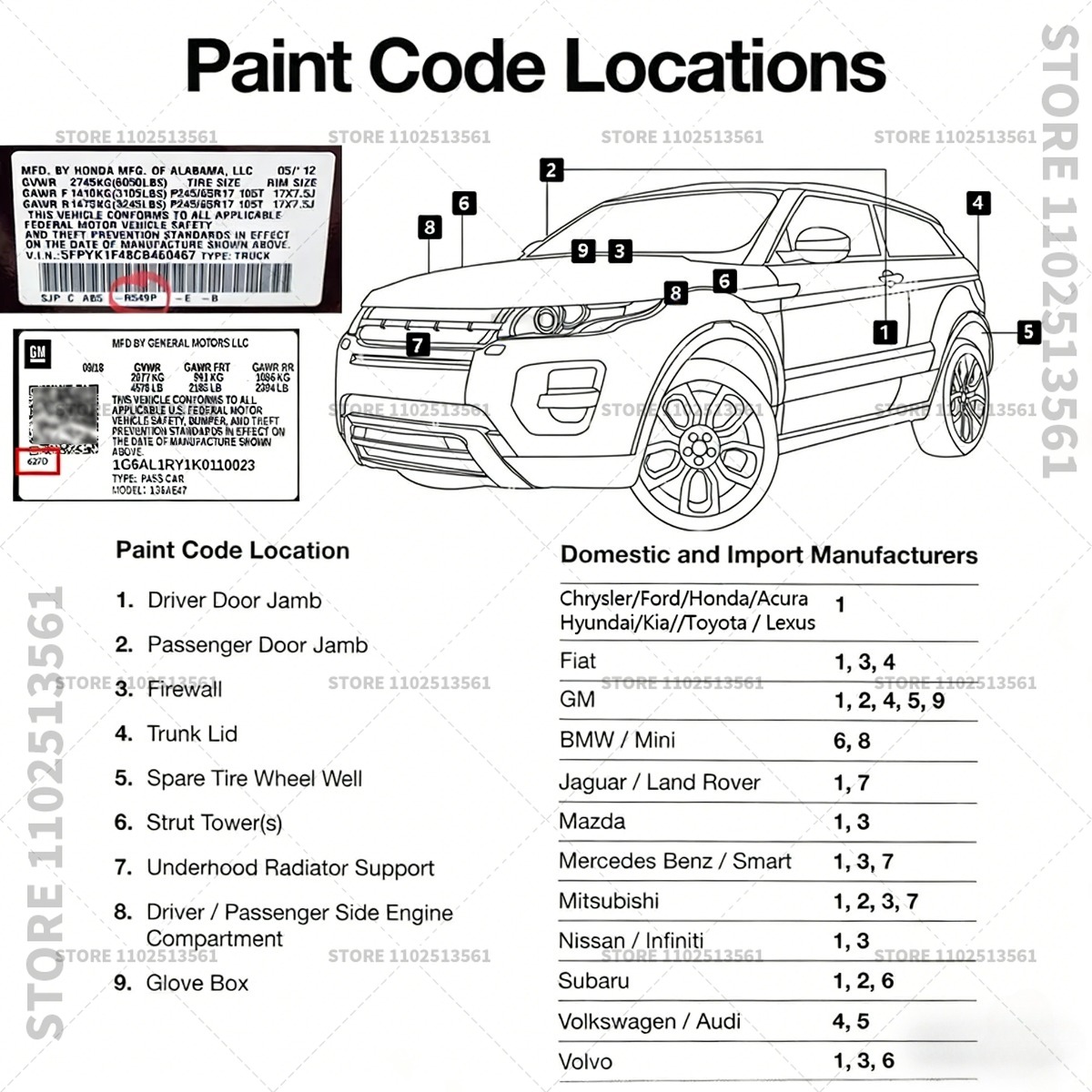 For Range Rover Fuji White 867 - Car Scratch Remover Pen のレビューと価格