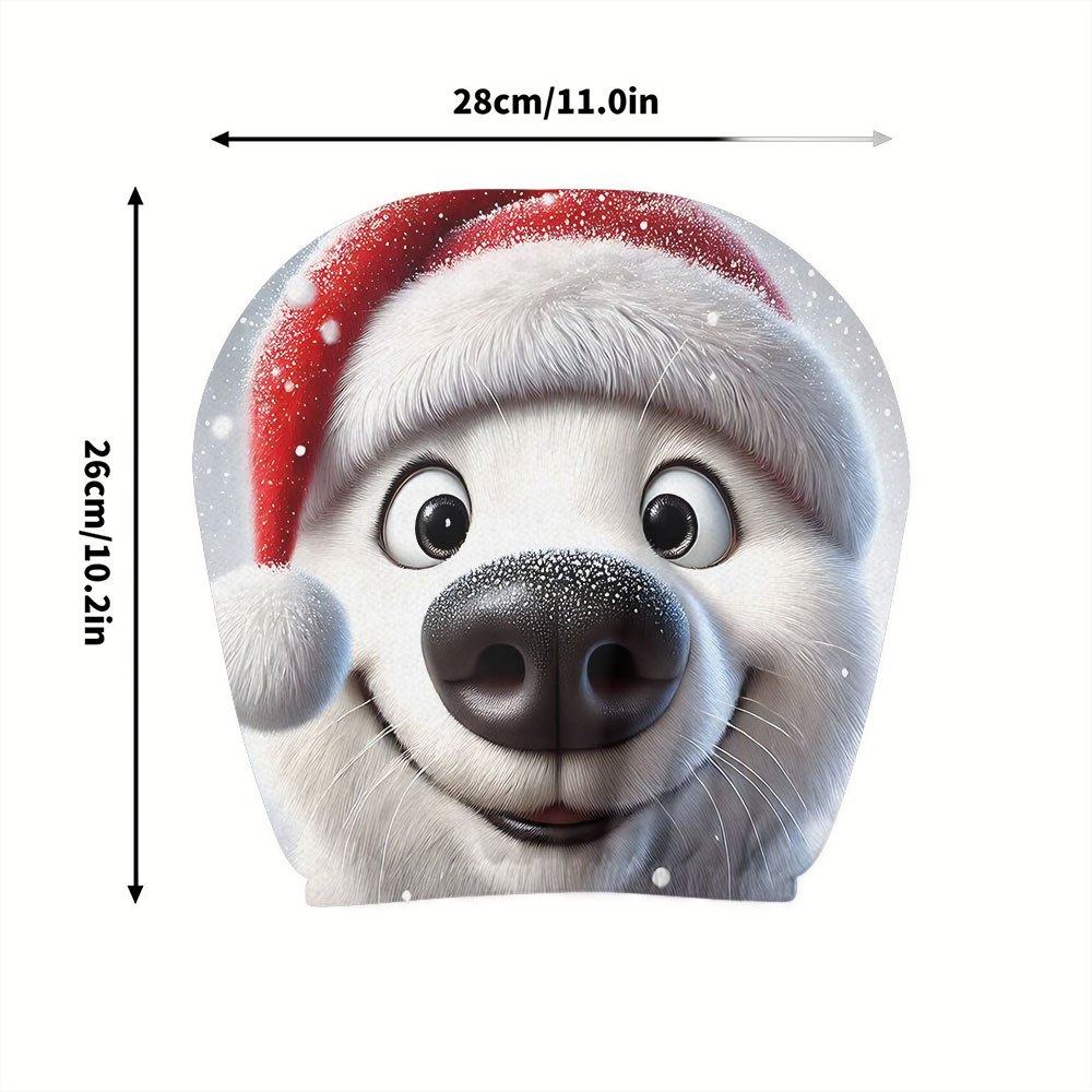 2pcs Christmas hats, cute pupp - Car Accessories Xmas のレビューと価格