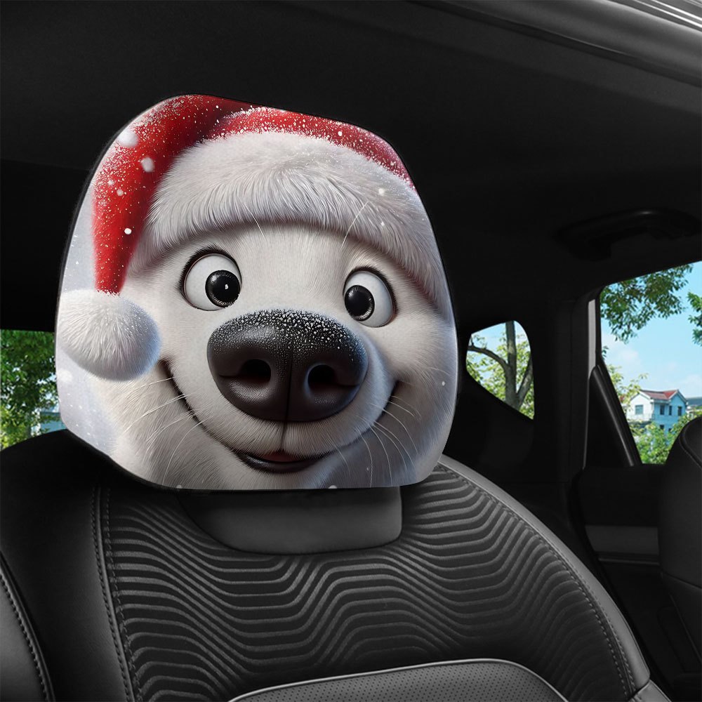2pcs Christmas hats, cute pupp - Car Accessories Xmas のレビューと価格
