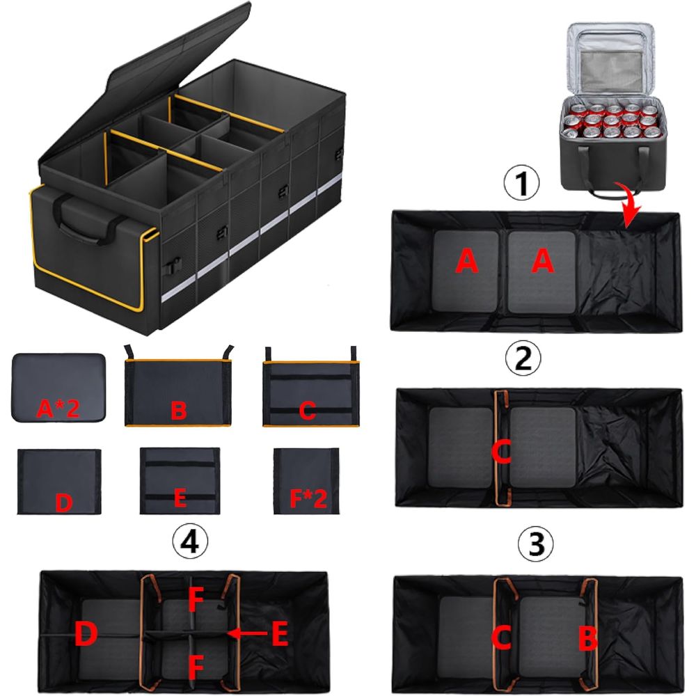 Car Trunk Organizer and Storag - Car Trunk Organizer のレビューと価格