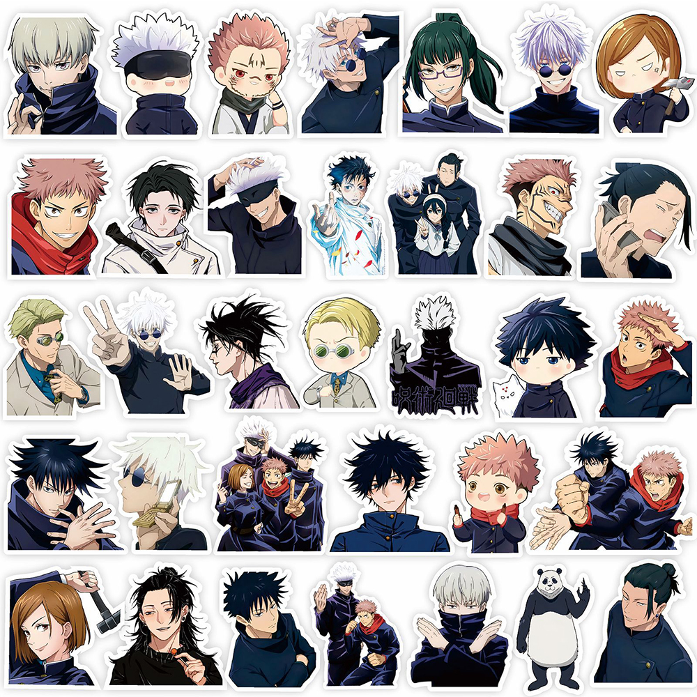80pcs Cartoon Jujutsu Kaisen A - Car Accessories Toy のレビューと価格