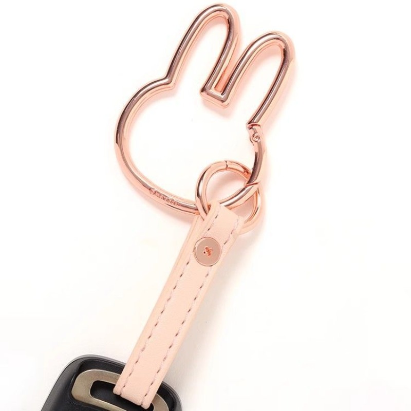 Miffy Keychain Kawaii Cartoon  - Car Accessories Xmas のレビューと価格