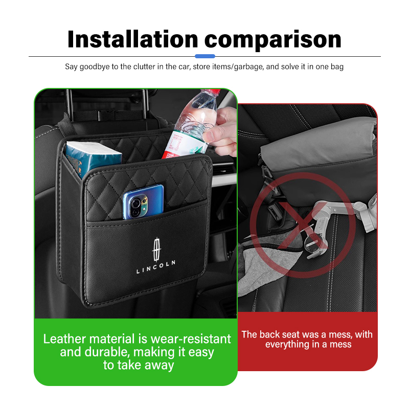 For Lincoln Car Back Seat Stor - Car Trunk Organizer のレビューと価格