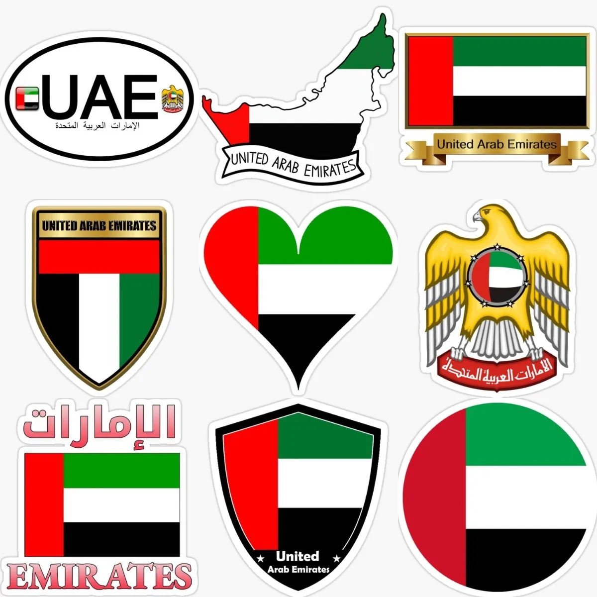 United Arab Emirates UAE Flag  - Car Accessories Uae のレビューと価格