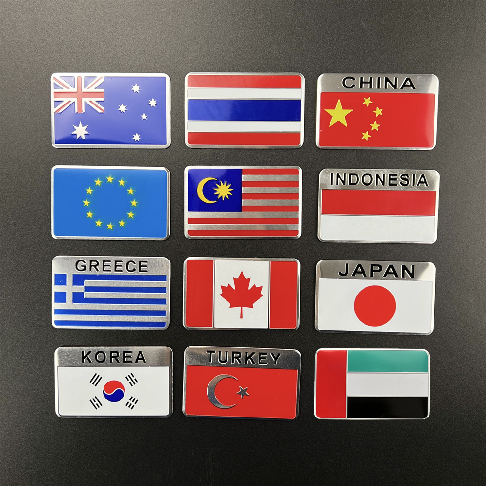 Aluminum Sticker National Flag - Car Accessories Uae のレビューと価格
