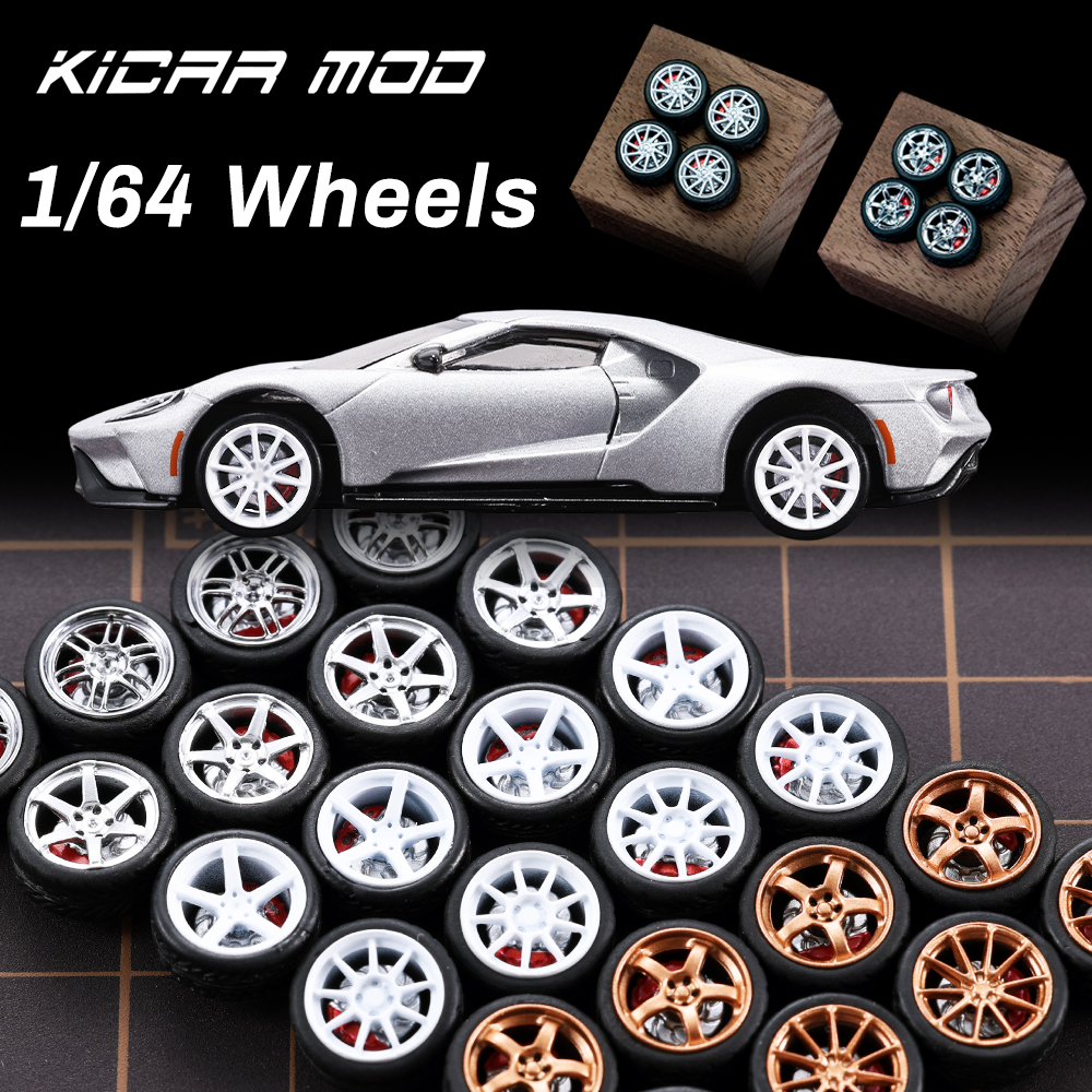 1/64 Model Car Wheels Tires 8  - Car Accessories Toy のレビューと価格