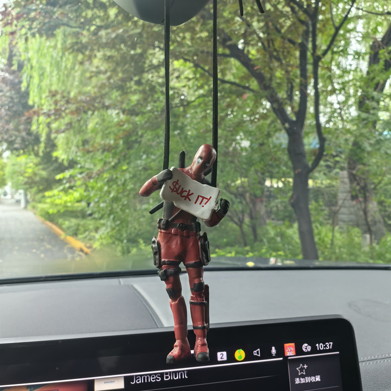 Marvel Deadpool Car Rearview M - Car Accessories Xmas のレビューと価格