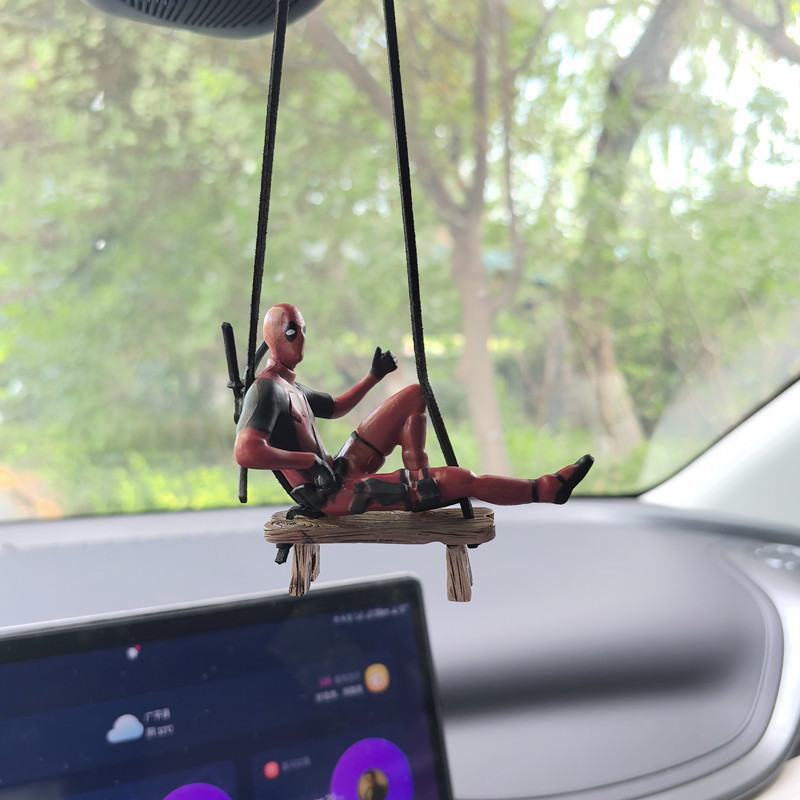 Marvel Deadpool Car Rearview M - Car Accessories Xmas のレビューと価格