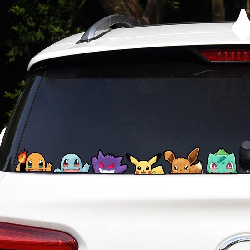 Pokémon car window sticker, Po - Car Accessories Toy のレビューと価格