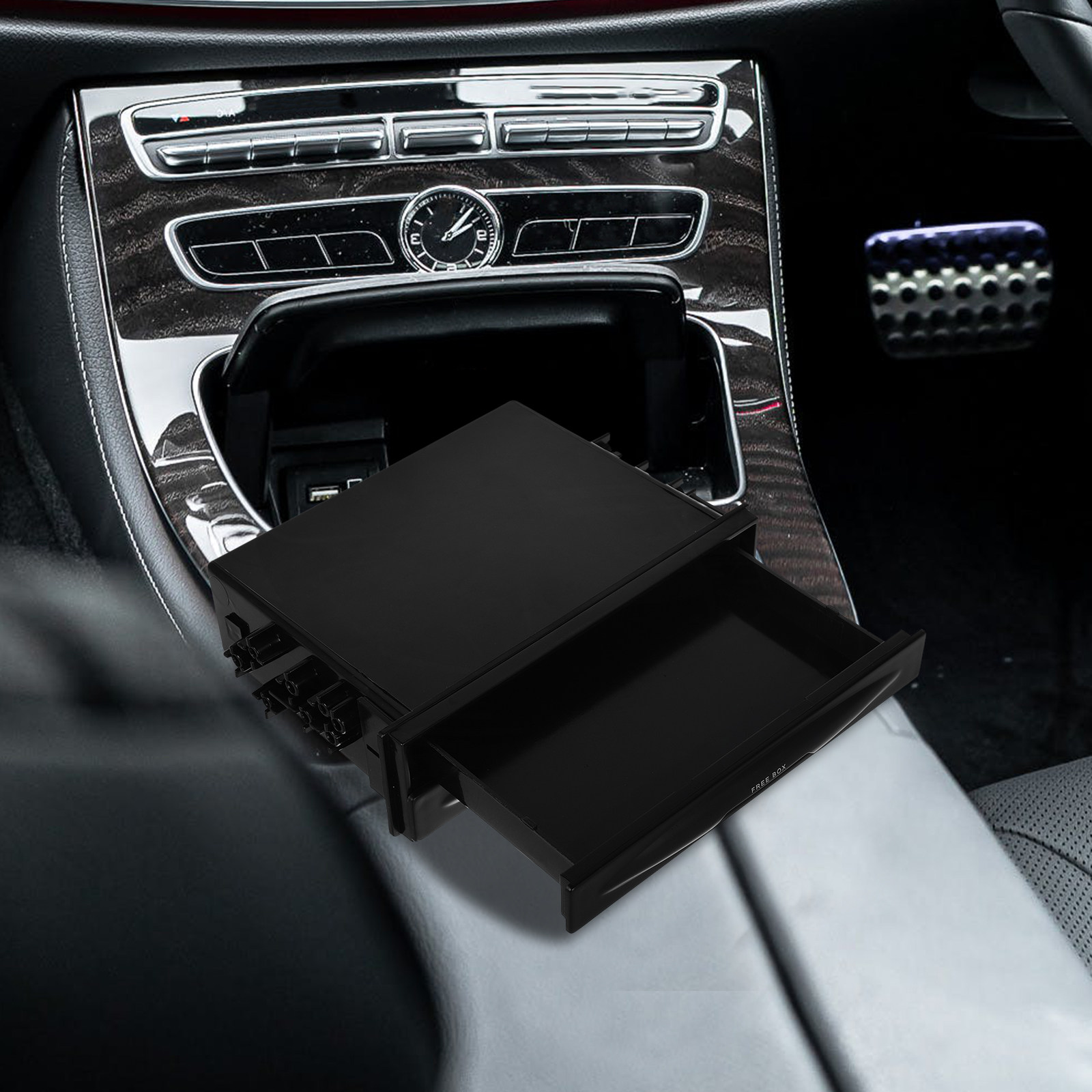 Car Radio Storage Box ABS Plas - Car Trunk Organizer のレビューと価格