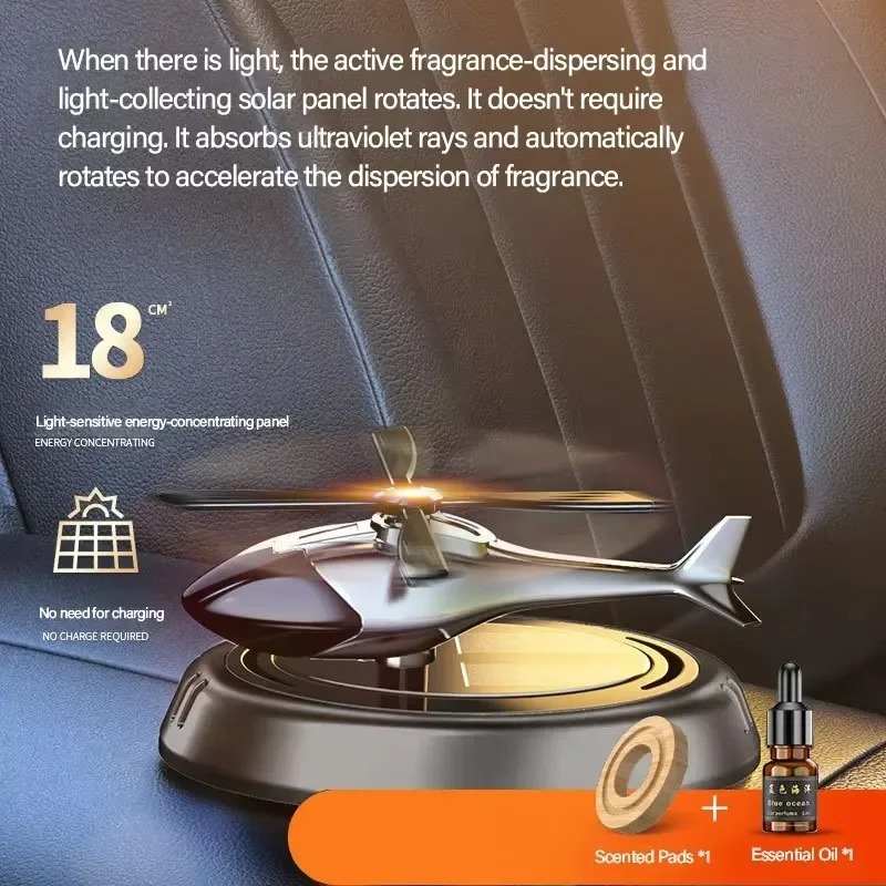 Solar Powered Helicopter Car A - Car Accessories Interior のレビューと価格