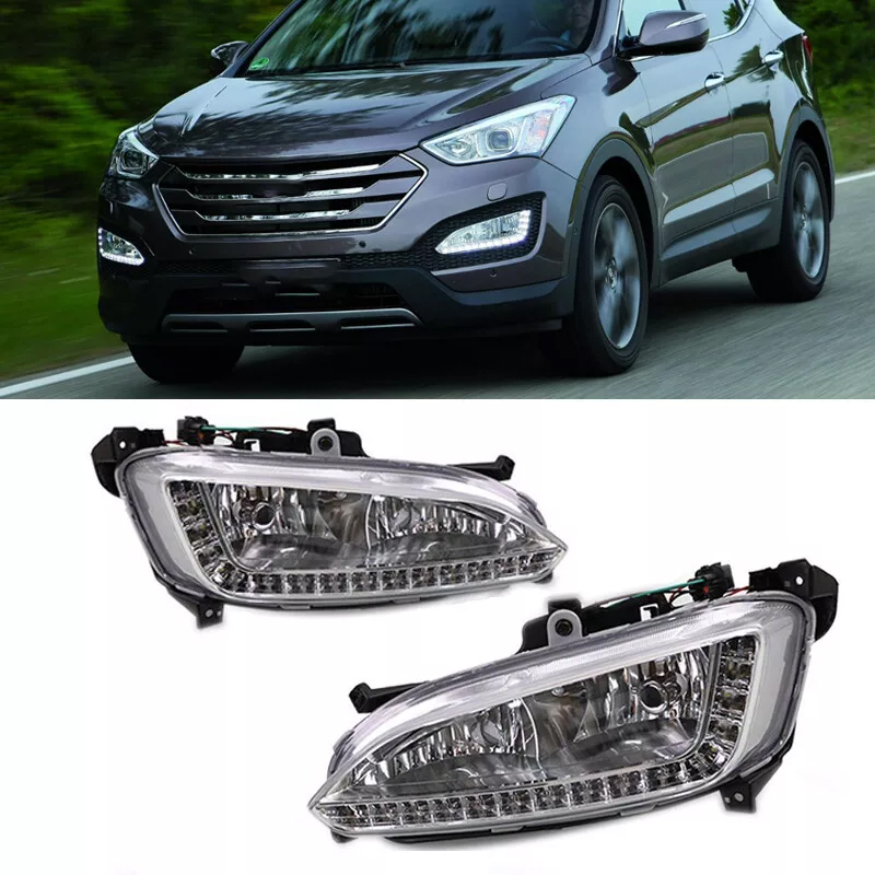 Automobile Headlamp LED DRL Fo - Car Accessories Xmas のレビューと価格