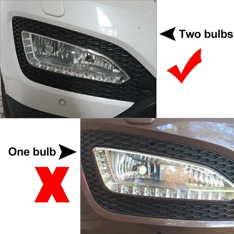 Automobile Headlamp LED DRL Fo - Car Accessories Xmas のレビューと価格