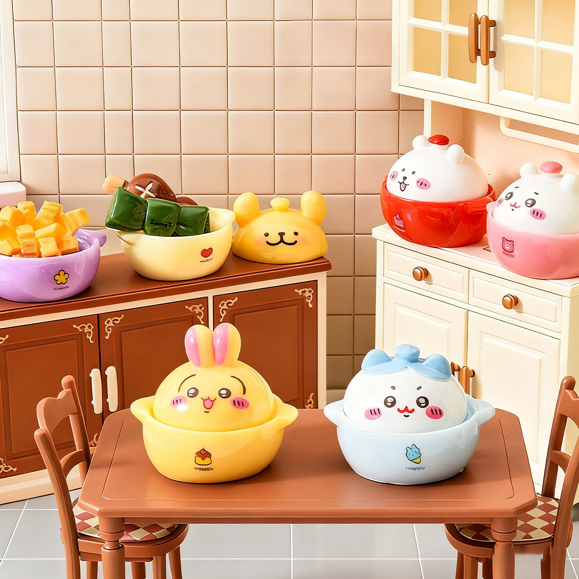 Colorful Animal Clay Pot Three - Car Accessories Toy のレビューと価格